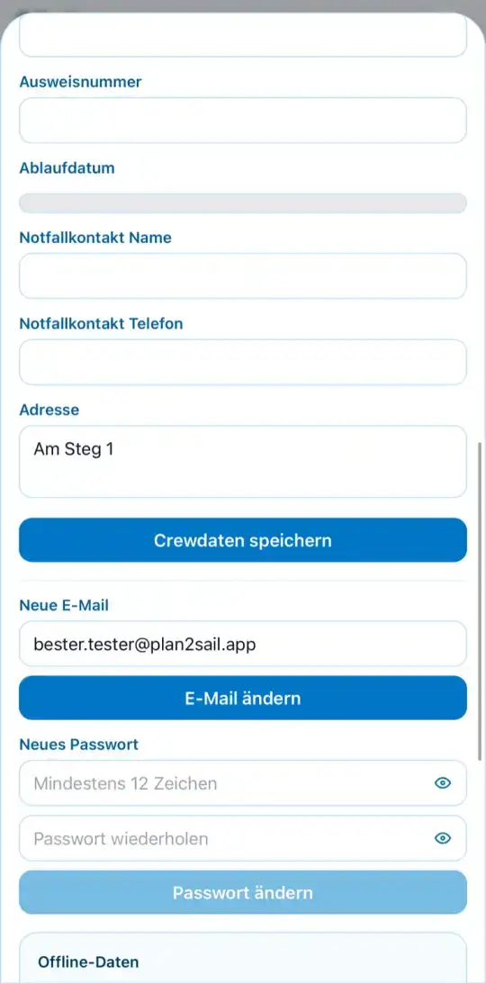 Daten für Crewlisten