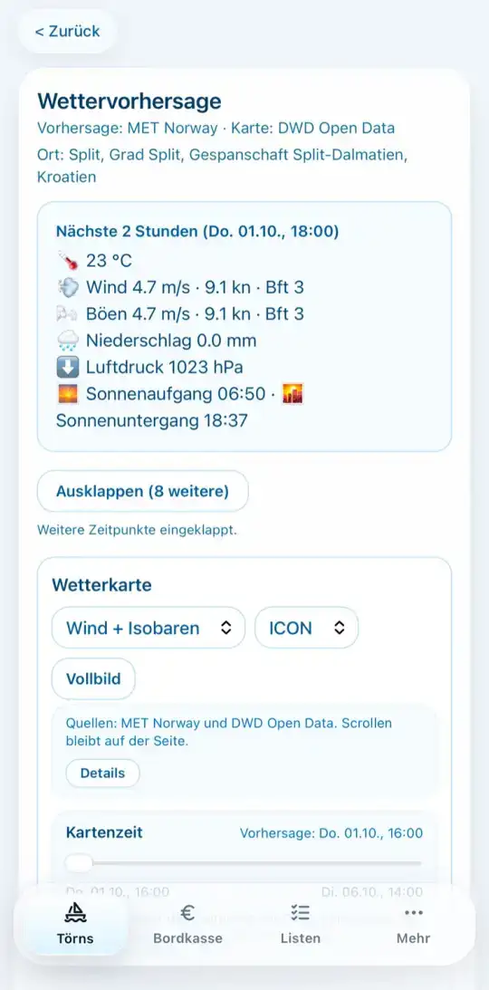 Wettervorhersage